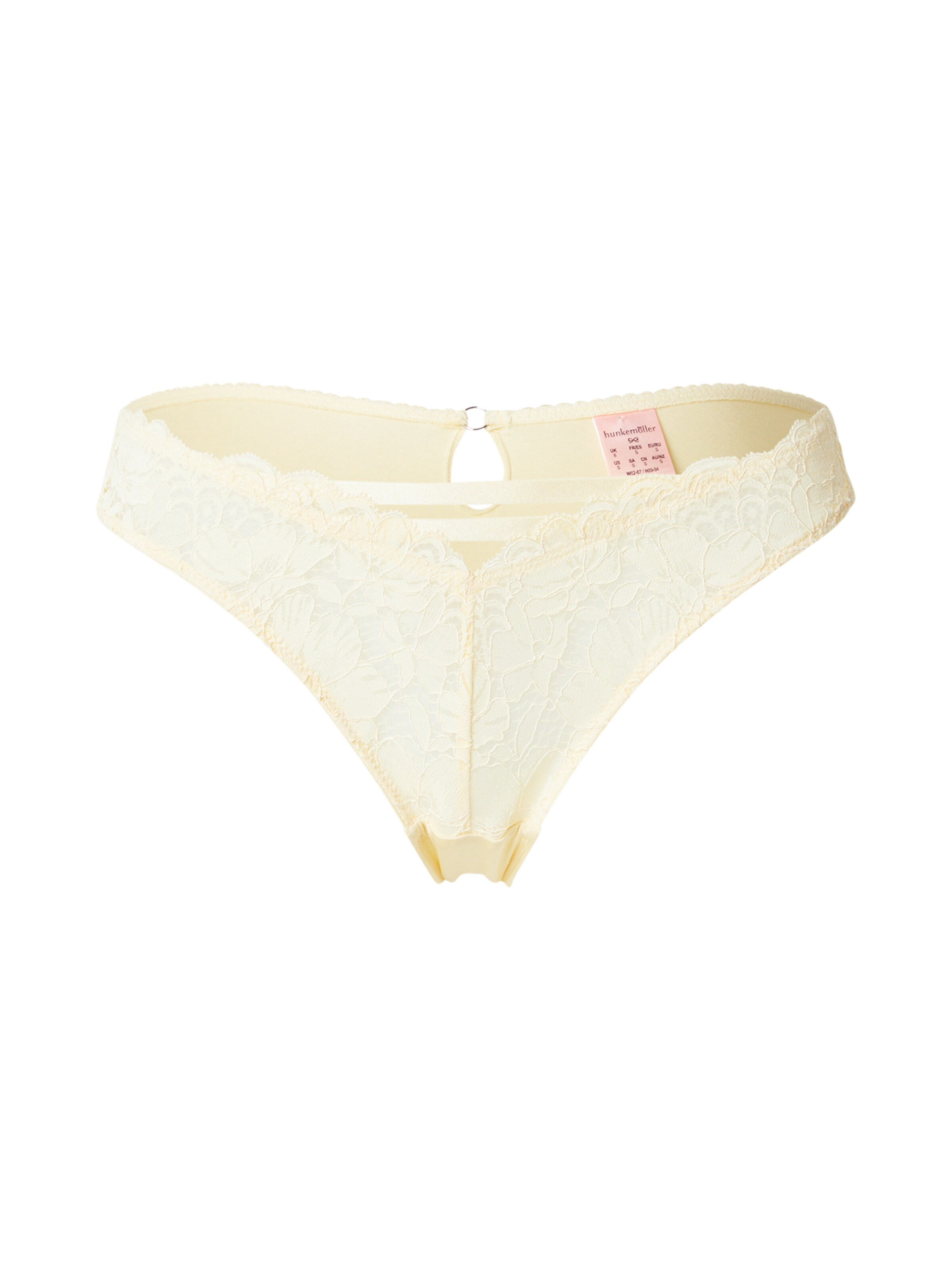 Hunkemöller Σλιπ 'Andrea' σε κίτρινο: μπροστά