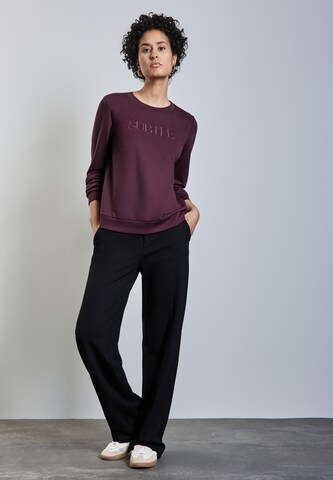 STREET ONE Sweatshirt in Rot