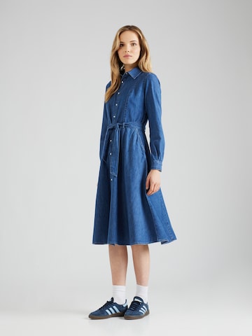 UNITED COLORS OF BENETTON Shirt Dress in Blue: front