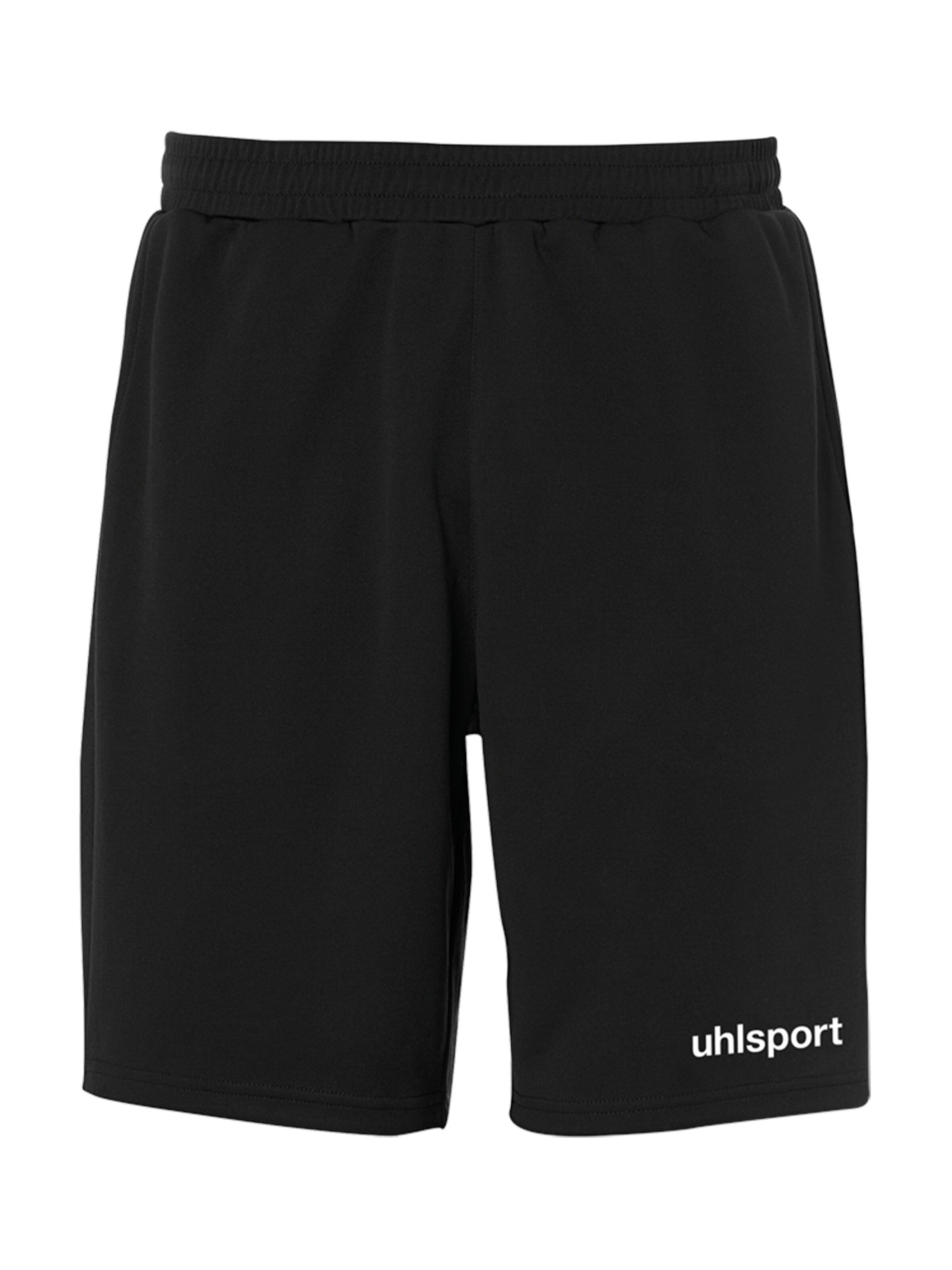 UHLSPORT Regular Workout Pants in Black: front