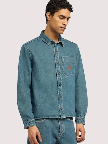 Coupe regular Chemise Trussardi en bleu