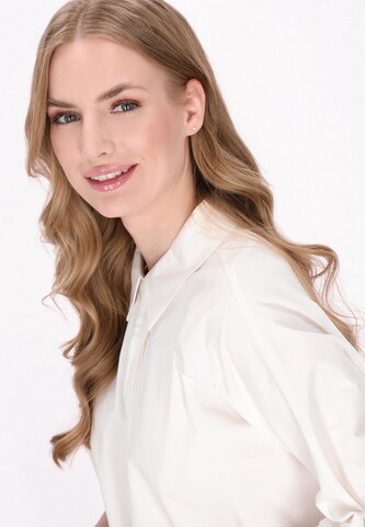 DreiMaster Klassik - Blusa 'Classic Look' em branco