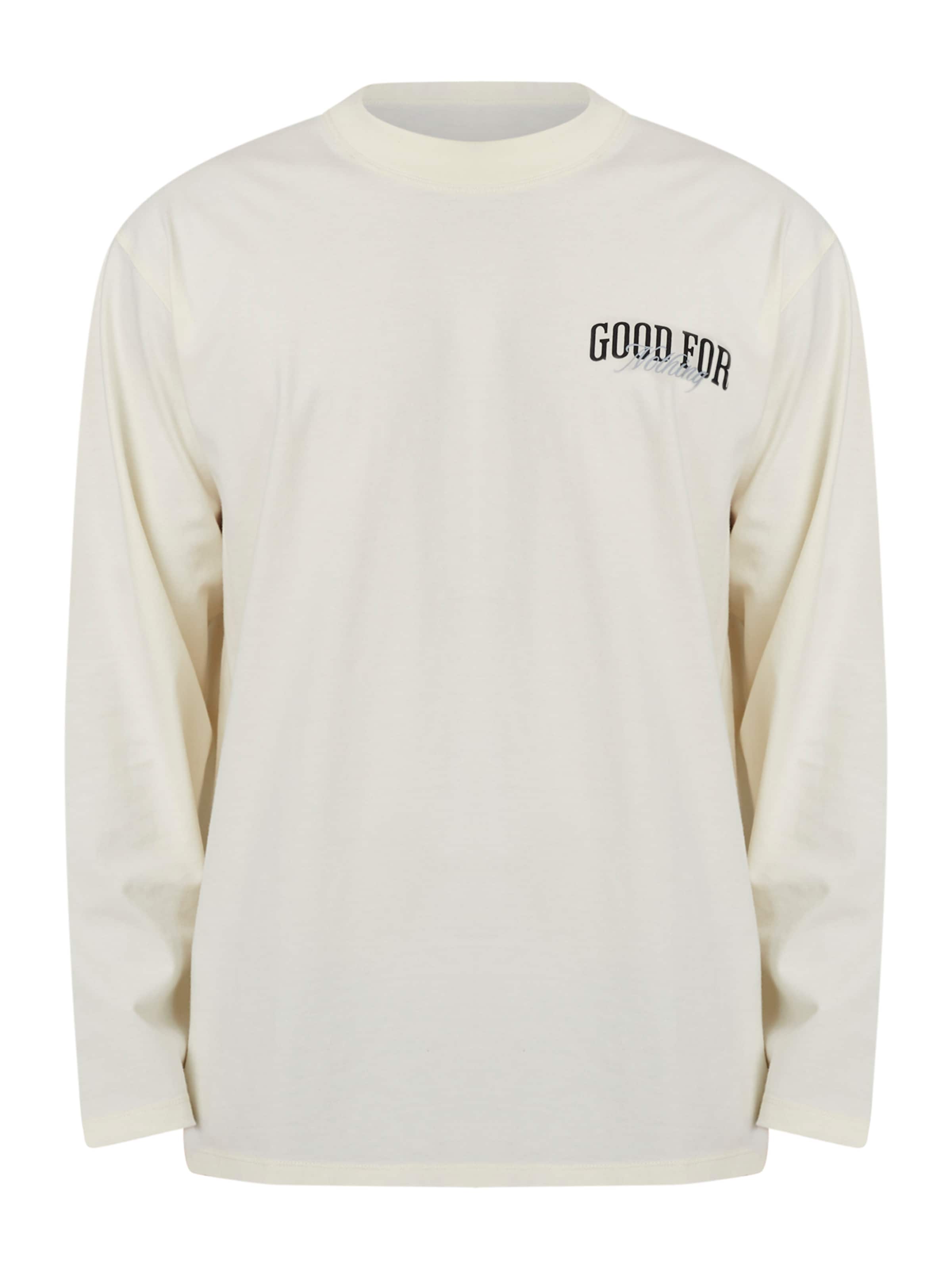 Good For Nothing Shirt in Weiß: Vorderseite
