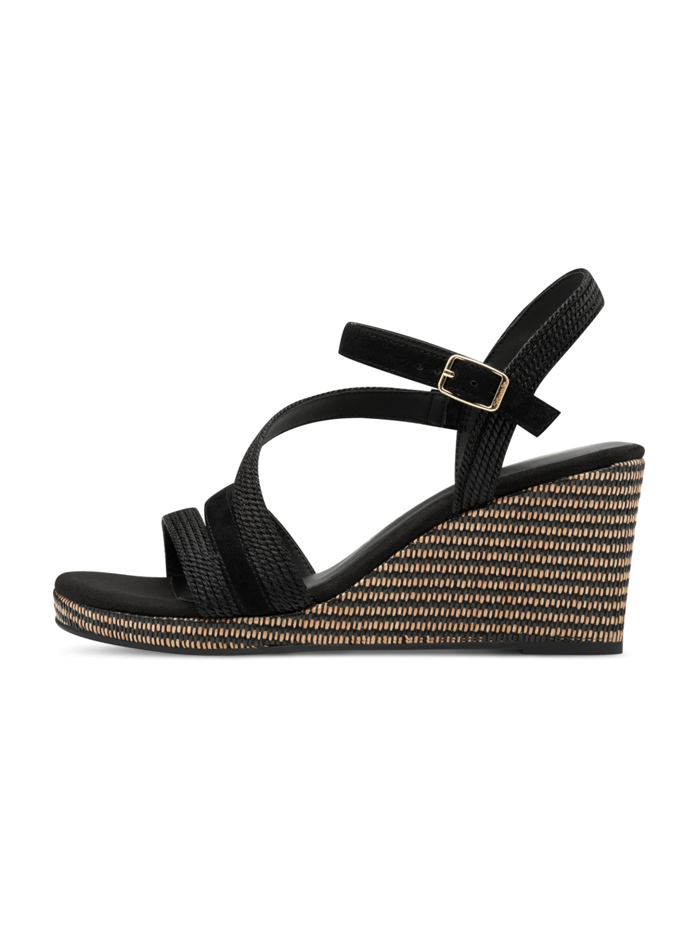 TamarisSandale s remenčićima - crna boja