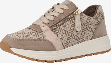 TAMARIS Sneakers laag in Bruin: voorkant