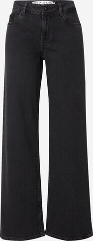 PULZ Jeans Zvonové kalhoty Džíny 'VEGA' – černá: přední strana