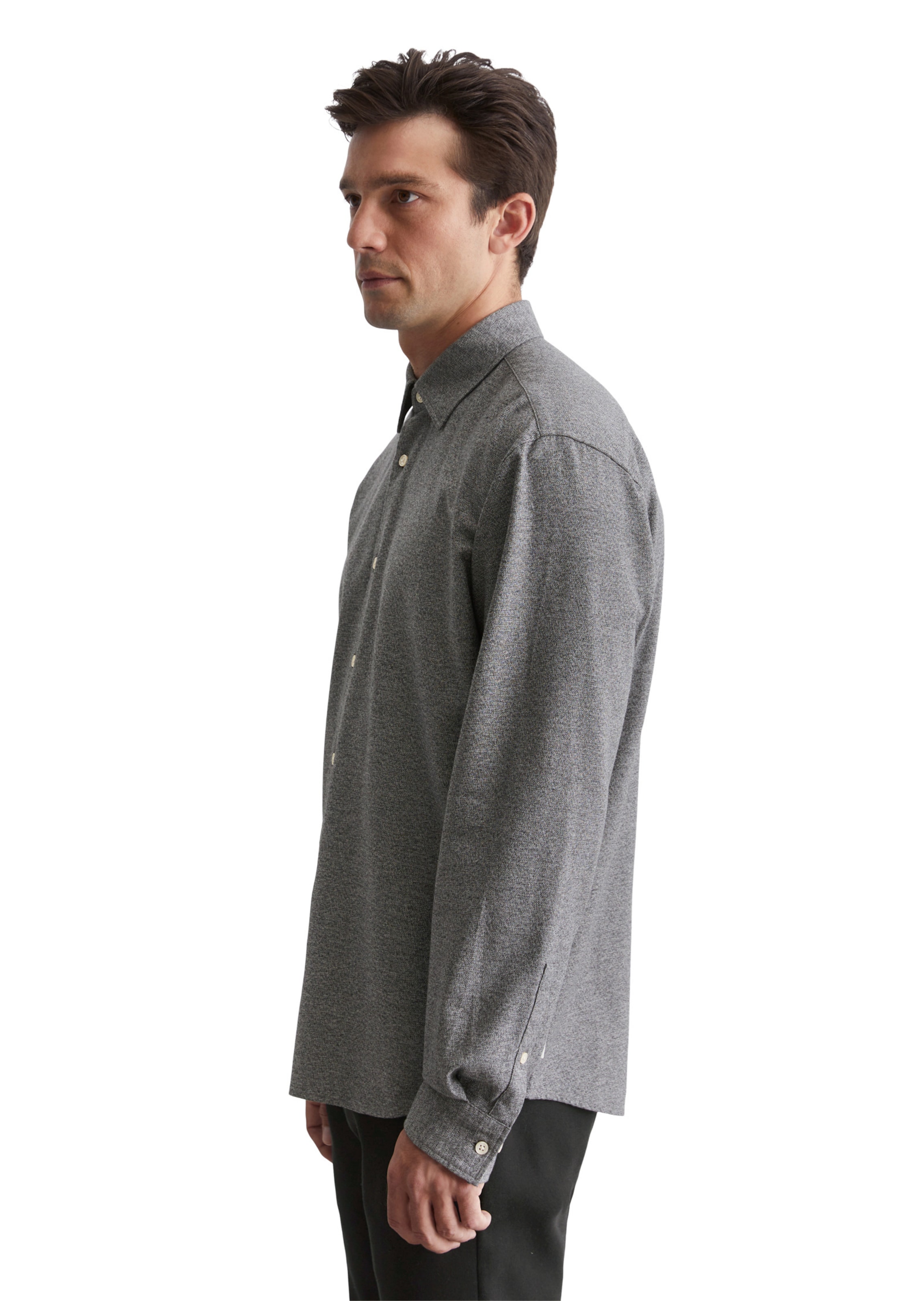 Marc O'Polo Regular fit Button Up Shirt in Grey