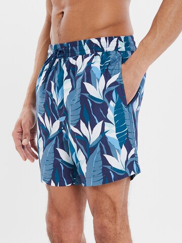 Threadbare Board Shorts 'Ashdale' in Blue: front