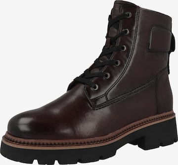 Stivaletto stringato di Tamaris in marrone: frontale