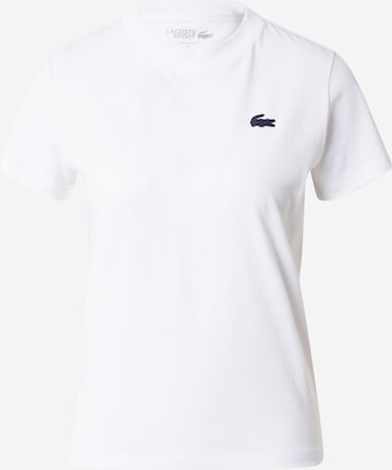 Lacoste Sport Performance Shirt in White: front