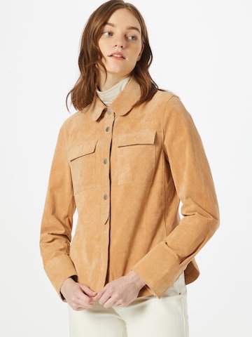 FREAKY NATION Between-Season Jacket 'Emila' in Beige: front