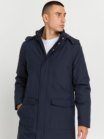 Casual Friday Tussenparka 'Odin' in Blauw: voorkant