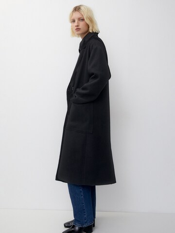 Pull&Bear Between-seasons coat in Black