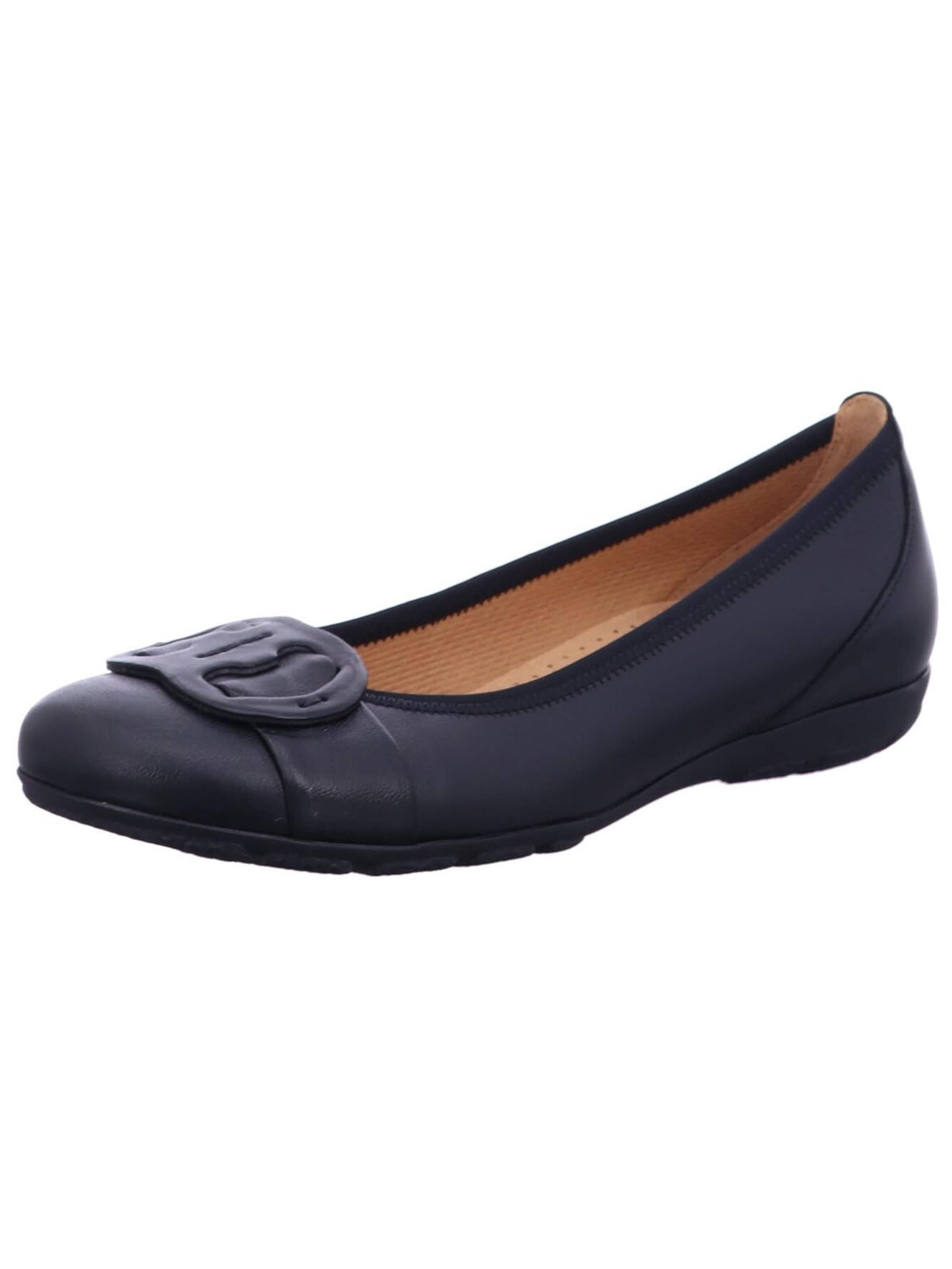 GABOR Ballet Flats 'Ballerina Damen 64.163 27 Echtleder in schwarz' in 37 in Black, Item view