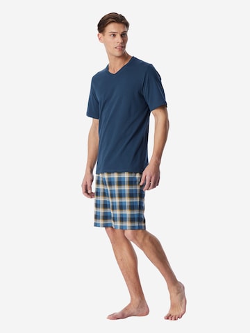 Pyjama long ' Casual Essentials ' SCHIESSER en bleu