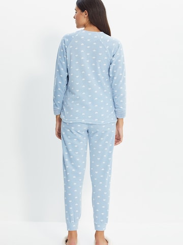 Trendyol Пижама в Синий