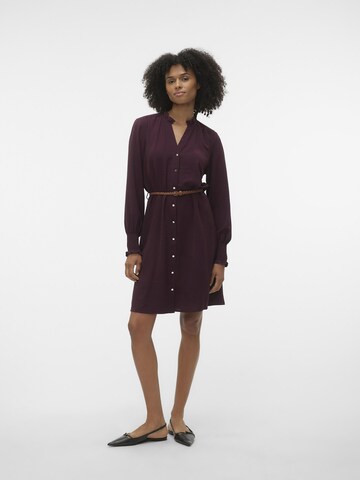 VERO MODA Shirt dress 'VIBE' in Red