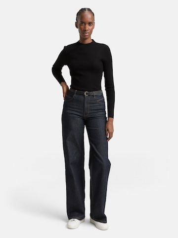 TOM TAILOR DENIM Sweater in Black