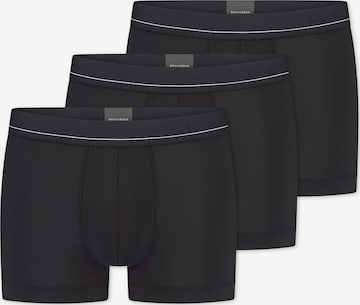 SCHIESSER Boxer shorts 'Pure Micro' in Black: front