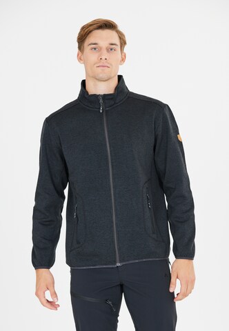 Whistler Fleece Jacket in Grey: front