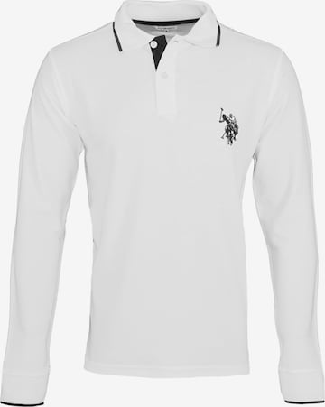 T-Shirt U.S. POLO ASSN. en blanc : devant