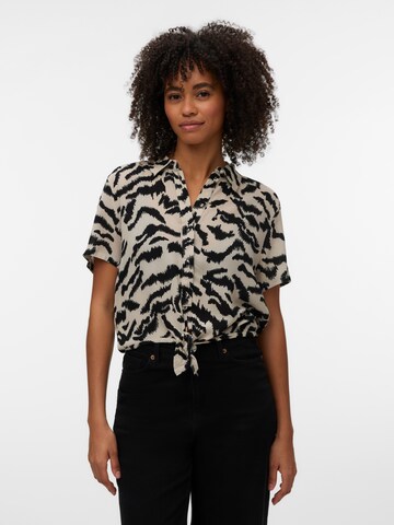 VERO MODA Bluse in Grau: Vorderseite