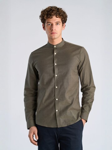 Regular fit Camicia di Lindbergh in verde