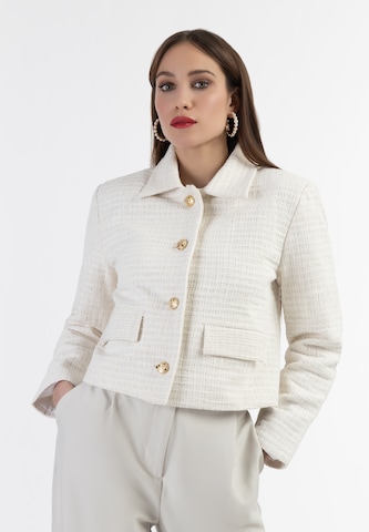 faina Between-Season Jacket in White: front