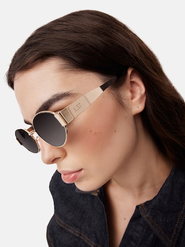 L37 HANDMADE SHOES - Gafas de sol 'IPSYLON' en oro