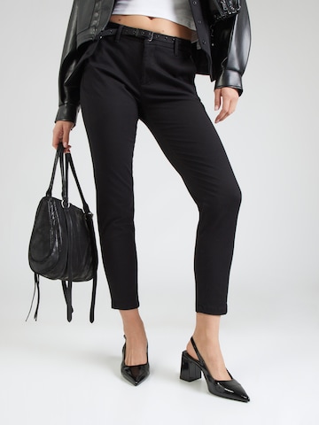 FREEMAN T. PORTER Úzky strih Chino nohavice - Čierna: predná strana