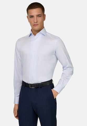 Boggi Milano Klederdracht shirt in Blauw: voorkant