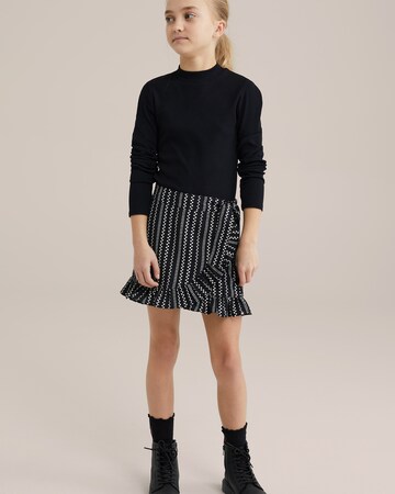 WE Fashion Regular Byxa i svart