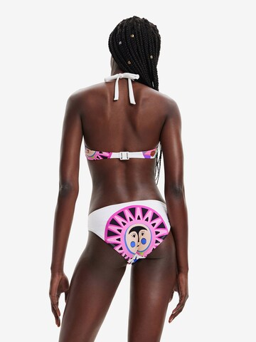 Desigual Bikini hlačke 'Moon' | bela barva