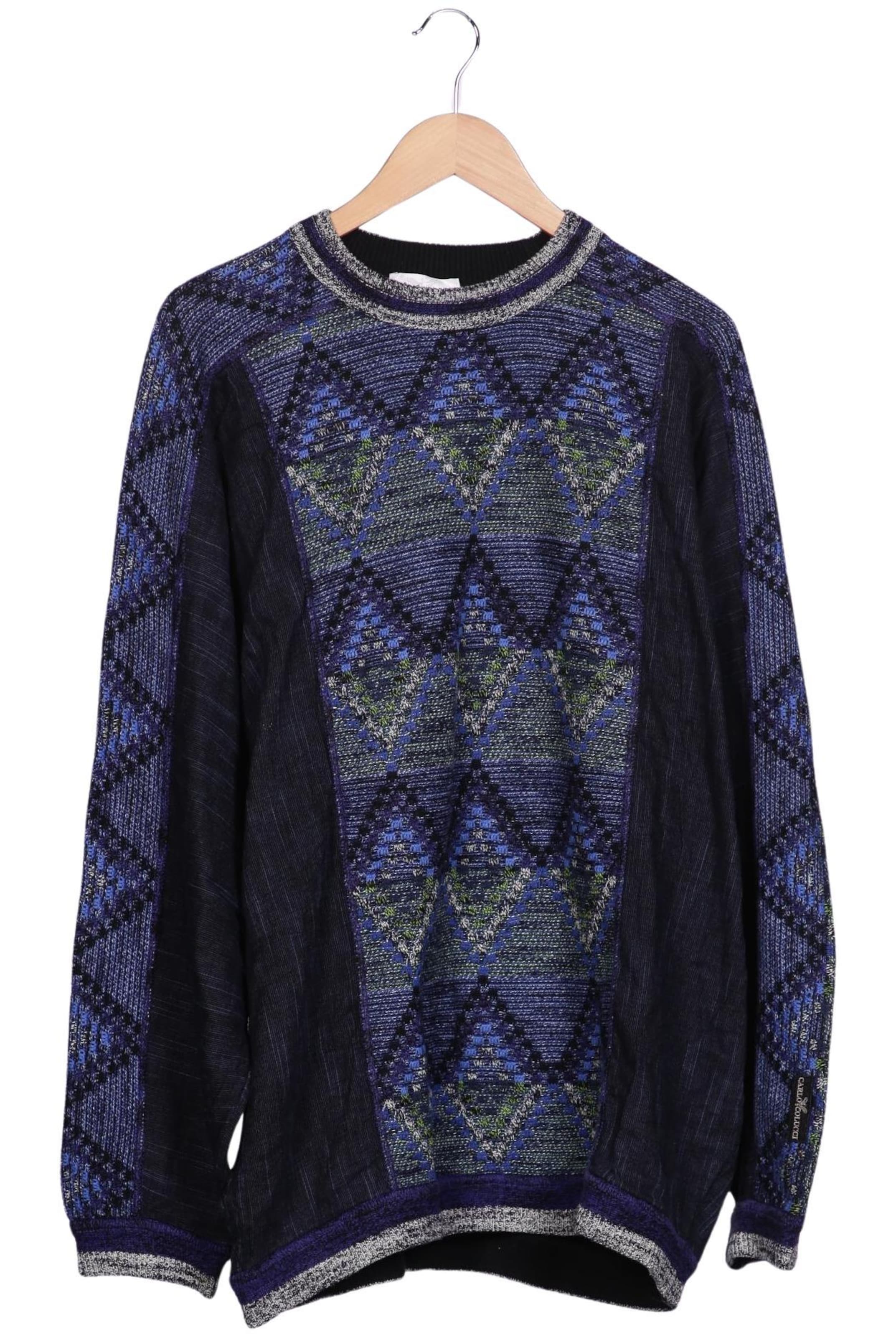 Carlo Colucci Pullover XXL in Mischfarben: Vorderseite