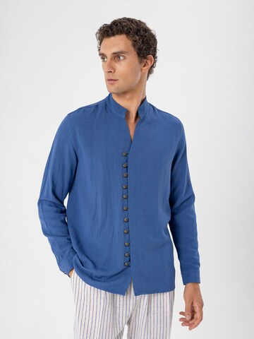 Antioch Regular fit Button Up Shirt in Blue