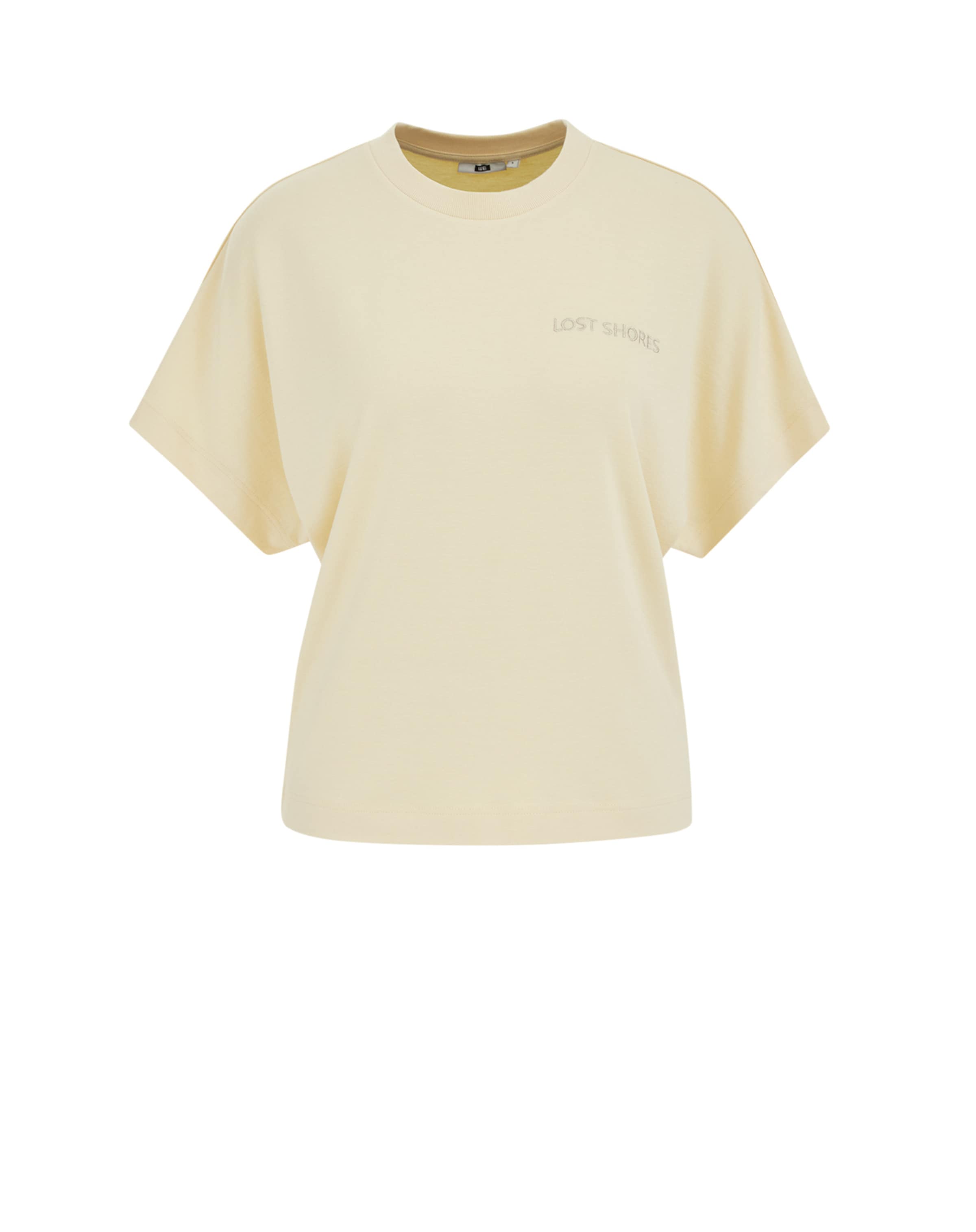 WE Fashion - Camiseta en amarillo: frente