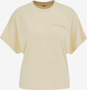 Tricou de la WE Fashion pe galben: față