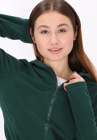 Veste en polaire swirly en vert