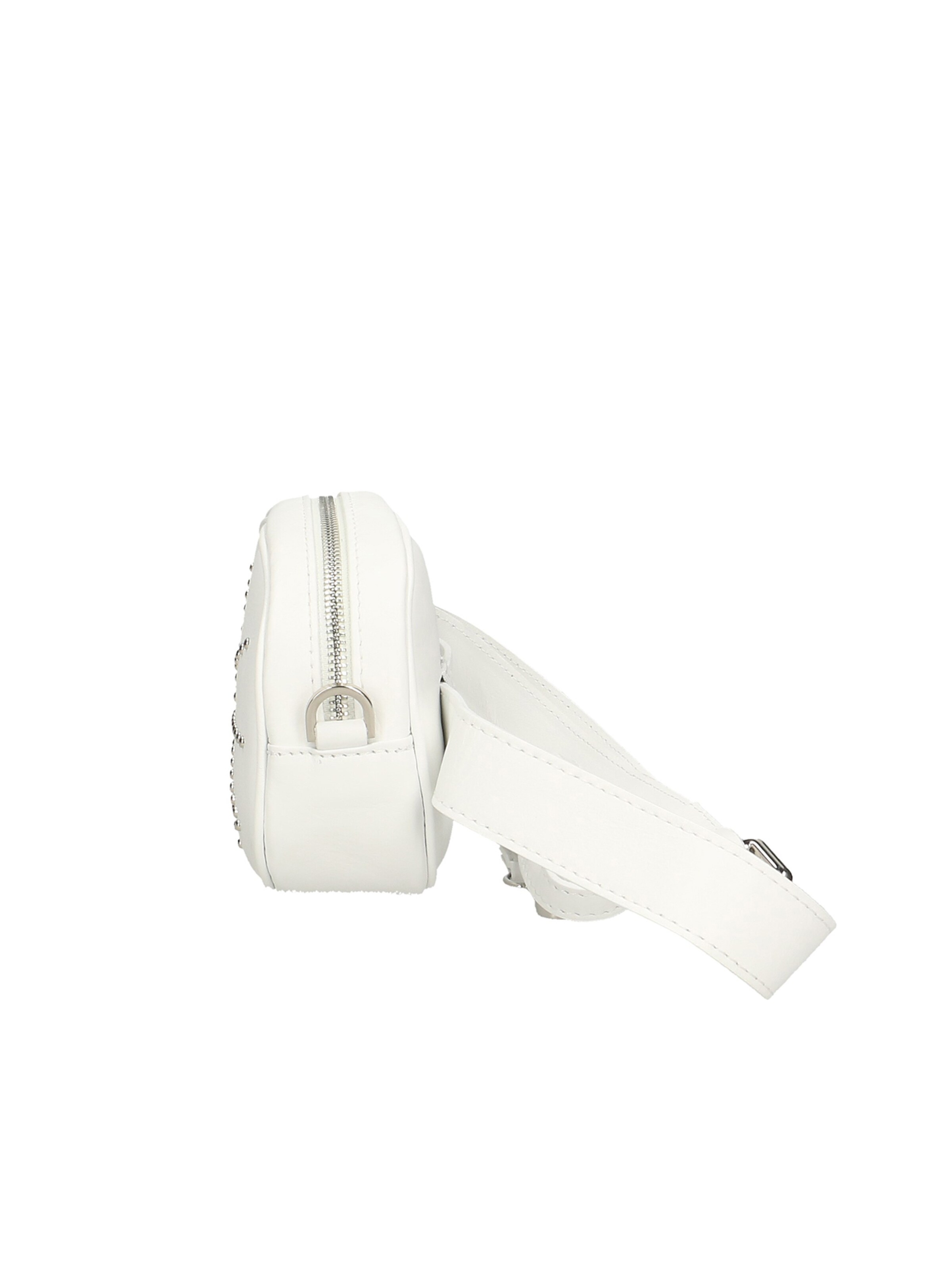 Marsupio 'Marsupio Donna Pelle Sauvage Borchie Elysa - Made in Italy' di Gave Lux in bianco