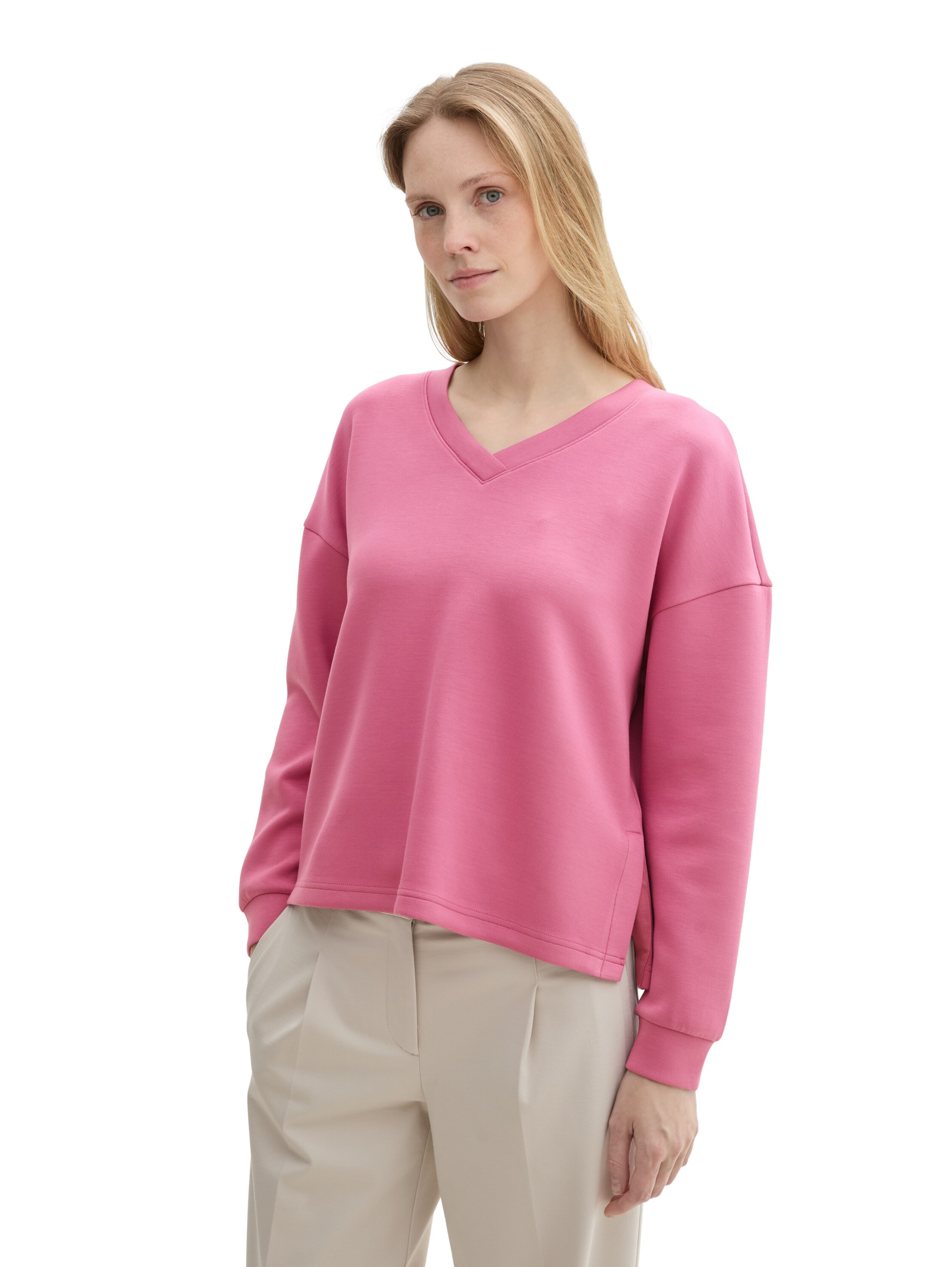 TOM TAILOR Sweatshirt in Pink
