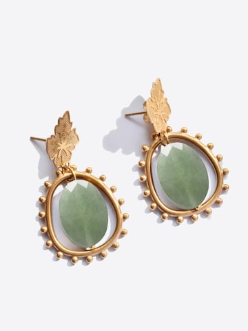 PUABI Ohrringe 'Shetla'‌‌‌‌‌‌‌‌‌ in Grün