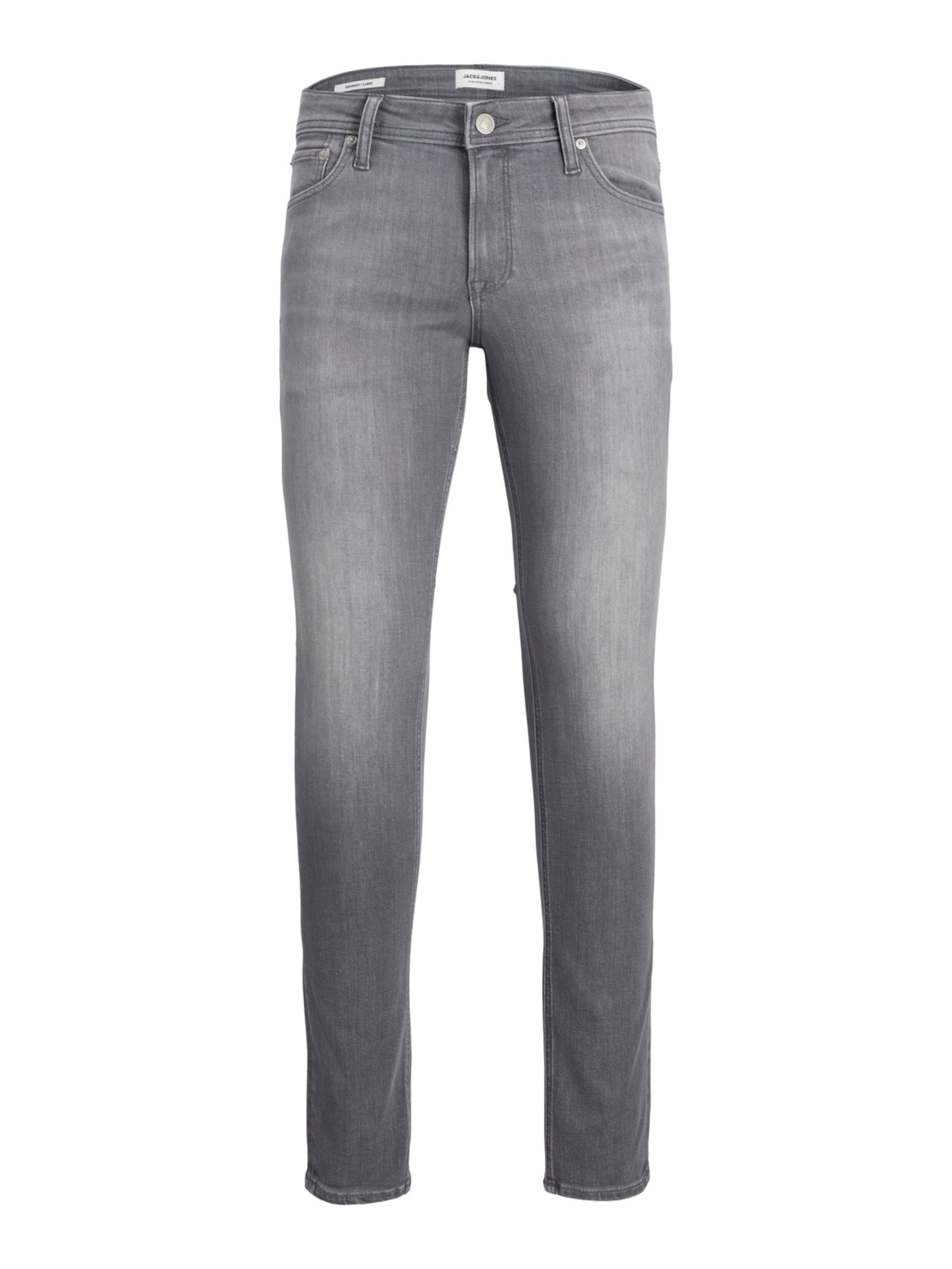 Coupe slim Jean JACK & JONES en gris : devant