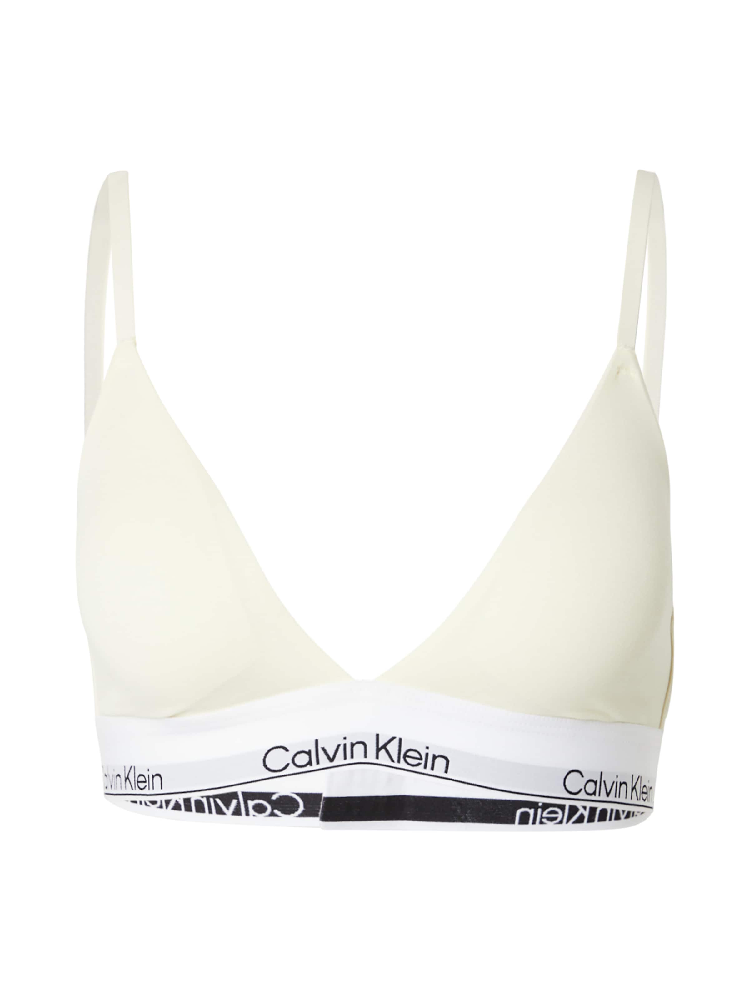 Triangle Soutien-gorge Calvin Klein Underwear en jaune : devant