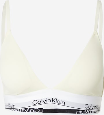Calvin Klein Underwear Trikotni nedrčki Nedrček | rumena barva: sprednja stran