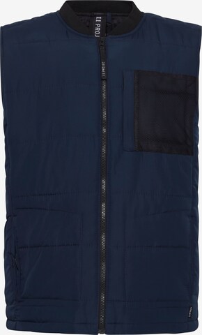 11 Project Bodywarmer in Blauw: voorkant