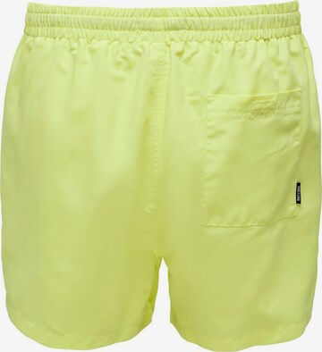 Shorts de bain 'Ted' Only & Sons en vert