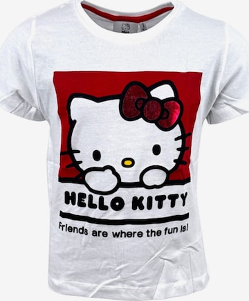 HELLO KITTY Shirt 'Hello Kitty' in White: front