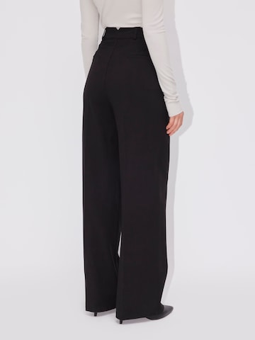 LeGer by Lena Gercke Wide leg Trousers with creases 'Aurelia' in Black