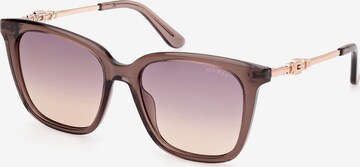 Lunettes de soleil 'Sonne' GUESS en beige : devant