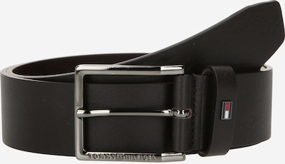 TOMMY HILFIGER Ceinture 'OLIVER 4.0' en chocolat / rouge / blanc, Vue avec produit